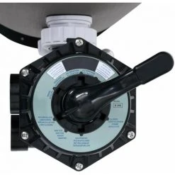 HAPPYSHOPPING Filtre A Sable Pour Piscine Avec Vanne A 6 Voies Gris -Accessoire Piscine 40435841 4