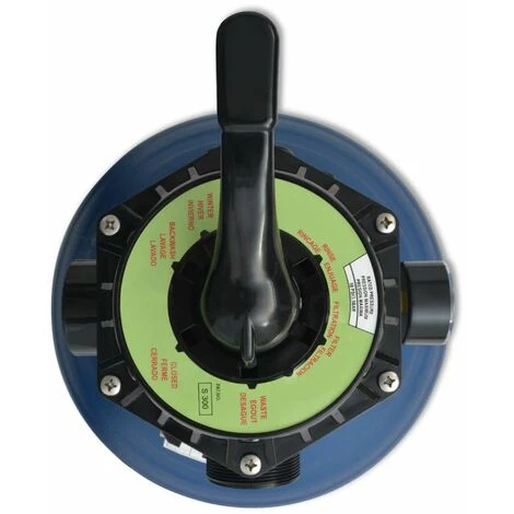 HAPPYSHOPPING Filtre A Sable Pour Piscine Avec Vanne 6 Positions Bleu 460 Mm 2 HAPPYSHOPPING Filtre A Sable Pour Piscine Avec Vanne 6 Positions Bleu 460 Mm – Image 2