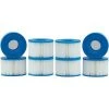 ECHOO Lot De 8 Cartouches Intex De Type S1 Pour Filtre à Jacuzzi, Cartouches De Rechange Pour Intex S1, Cartouche Filtrante De Type S1, Filtre De Piscine Pour Jardin, Piscine, Spa, Baignoire