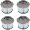 SUNFLOWER MSPA Cartouches De Rechange De Filtre Pour Tous Les Modèles Whirlpool Spas Swimming Piscine,Cartouches Filtrantes Avec Filet Pour MSpa Les Spas Bubble Spa (4 Pièces)