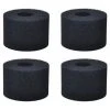 SUNFLOWER 4 Pièces Éponge Filtrante Type S1, Cartouche De Filtre En Mousse, Mousse Pour Filtre Piscine, Réutilisables Et Lavables, Filtre En Mousse Pour Spa, Piscine, Jacuzzi Noir 108*73mm