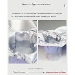 Housse Pour Pompe De Piscine, Climatiseur Exterieur Plus épaisse Couverture Imperméable De Climatiseur De Couverture Pour Unités Extérieures 75*26*57cm Fontainebleau -Accessoire Piscine 43555493 5