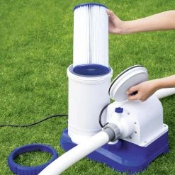 ALICE'S GARDEN Cartouche Filtrante Type 4 Pour Pompe De Piscine - 14,5 X 25,4cm Compatible Avec La Piscine Bestway Spinelle Bois 7x3m -Accessoire Piscine 43704912 3