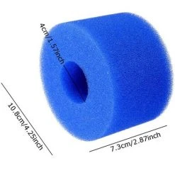 THSINDE 6 Pièces Éponge Filtrante Type S1, Cartouche De Filtre En Mousse, Réutilisables Et Lavables, Filtre En Mousse Pour Spa, Piscine -Accessoire Piscine 44633762 5