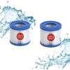 BRIDAY Cartouche Filtrante De Piscine Type VII & D, Cartouche Filtrante Type D/VII Pour Bestway, Pour Cartouche Filtrante Intex Type D, Pour Pompe De Piscine SFS 350, SFS 600, RP 350, RX 600 (2 Pièces)
