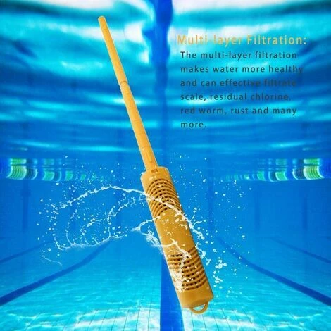 BRIDAY Purificateurs Minéraux, Spa Pour Filtres à Cartouche, Pour Jacuzzi Et Spas, Piscine, étang à Poissons 3.2*3.2*41cm 3 BRIDAY Purificateurs Minéraux, Spa Pour Filtres à Cartouche, Pour Jacuzzi Et Spas, Piscine, étang à Poissons 3.2*3.2*41cm – Image 3