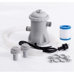 Pompe De Filtration De Piscine 110V-240V, Pompe à Eau De 330 Gallons, Pompe De Filtration D'eau De Circulation Pour Nettoyeur De Piscine (réglementation Américaine),HANBING -Accessoire Piscine 45488731 3