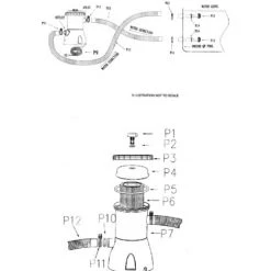 Pompe De Filtration De Piscine 110V-240V, Pompe à Eau De 330 Gallons, Pompe De Filtration D'eau De Circulation Pour Nettoyeur De Piscine (réglementation Américaine),HANBING -Accessoire Piscine 45488731 5
