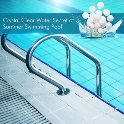 GDRHVFD 700G Filtre Balls Balles De Filtration,Filtre Pour Piscine De Peut Remplacer 25 Kg Sable Filtrant Sable De Quartz,Convient À Divers Systèmes De Filtration Boules De Filtre De Piscine -Accessoire Piscine 45502093 3