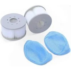 TINOR 6PCS Sac En Maille Pour élément Filtrant De Piscine Pour Filtre De Piscine MSpa Filtre De Piscine Gonflable, Cartouches De Spa Pour Spa Filet De Protection 10,5x6,8CM -Accessoire Piscine 45810036 2