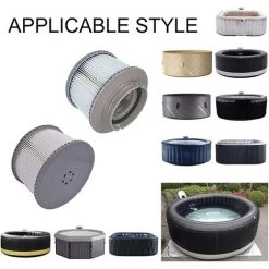 Filtres Pour Macaron, Cartouche Filtrante De Remplacement Pour , Cartouche Filtrante Pompe 2 Pack Convient Aux Modèles MSPA Cartouche Filtrante 7 Filtres Pour Macaron, Cartouche Filtrante De Remplacement Pour , Cartouche Filtrante Pompe 2 Pack Convient Aux Modèles MSPA Cartouche Filtrante -Accessoire Piscine 46610083 3