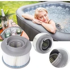 Filtres Pour Macaron, Cartouche Filtrante De Remplacement Pour , Cartouche Filtrante Pompe 2 Pack Convient Aux Modèles MSPA Cartouche Filtrante 9 Filtres Pour Macaron, Cartouche Filtrante De Remplacement Pour , Cartouche Filtrante Pompe 2 Pack Convient Aux Modèles MSPA Cartouche Filtrante -Accessoire Piscine 46610083 5