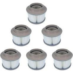 READCLY Lot De 6 Filtres De Remplacement Pour Spa Pour MSPA FD2089, Pompe à Cartouche Filtrante Pour MSPA Tous Les Spas Actuels
