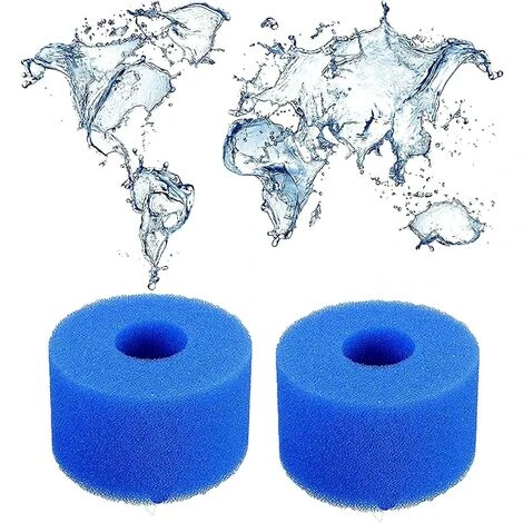 READCLY Lot De 2 Filtres En Mousse De Type S1, Spa Pour Intex S1 Type - Réutilisables - Pour Piscine, Aquarium, Spa. 1 READCLY Lot De 2 Filtres En Mousse De Type S1, Spa Pour Intex S1 Type - Réutilisables - Pour Piscine, Aquarium, Spa.