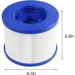 READCLY Lot De 2/4 / 6 Cartouches Filtrantes De Remplacement Pour Spa/Tub, Cartouches De Filtres De Piscine Pour Aqua Spa/B Cool 2 / Be Spa/Ospazia/Hesperide/Sunbay/Water Health/Spark (2 PCS) -Accessoire Piscine 48335228 4