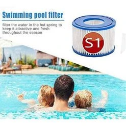 HIASDFLS Cartouches De Filtre De Rechange Piscine Pour Intex S1, Filtre À Pour Remous Pour Purespa 29001E,Filtre Spa - Cartouches De Rechange Pour Piscine,Spa,Baignoire (4Pièces) -Accessoire Piscine 48541765 5