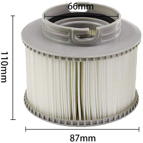 Filtres De Rechange Pour MSpa FD2089, Cartouche De Filtre Pour Piscine Et Spa,Irisfr,2Pcs 3 Filtres De Rechange Pour MSpa FD2089, Cartouche De Filtre Pour Piscine Et Spa,Irisfr,2Pcs – Image 3