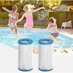 SUPERMARKET Cartouches De Filtre, Filtre à Bain à Remous, Cartouche Filtrante Pour Piscine, Baignoires De Piscine SPA SPA Filtrer Les Pièces De Rechange De Pompe 2pcs，Superma -Accessoire Piscine 51169700 5