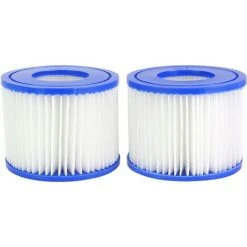 SUPERMARKET Cartouche Filtrante VI Pour Bestway, Hot Tub Filtre, Cartouches De Filtre De Piscine Pour Lay-Z-Spa, Paris, Miami, Vegas, Monaco, Palm Springs, 2 Filtres,Superma
