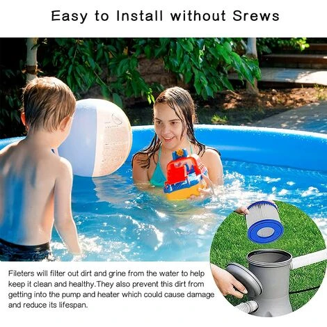 SUPERMARKET Cartouche Filtrante VI Pour Bestway, Hot Tub Filtre, Cartouches De Filtre De Piscine Pour Lay-Z-Spa, Paris, Miami, Vegas, Monaco, Palm Springs, 2 Filtres,Superma 4 SUPERMARKET Cartouche Filtrante VI Pour Bestway, Hot Tub Filtre, Cartouches De Filtre De Piscine Pour Lay-Z-Spa, Paris, Miami, Vegas, Monaco, Palm Springs, 2 Filtres,Superma – Image 4