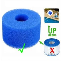 ZHUOXUAN 6 Pièces Éponge Filtrante Type S1, Cartouche De Filtre En Mousse, Réutilisables Et Lavables, Filtre En Mousse Pour Spa, Piscine -Accessoire Piscine 51461546 3