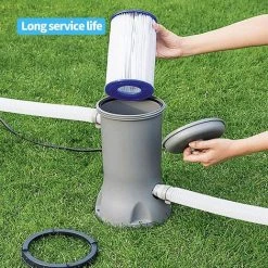 LITZEE Filtres De Piscine Noyau En Papier Type De Filtre A / C Pompe De Filtre De Piscine Pompe De Filtre Nettoyage Facile à Utiliser Utilisation Répétée Pour Le Nettoyage De Piscine Remplacement De Type A O (Taille : 1 Paquet) -Accessoire Piscine 51553214 4