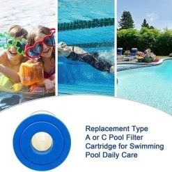 LITZEE Filtres De Piscine Noyau En Papier Type De Filtre A / C Pompe De Filtre De Piscine Pompe De Filtre Nettoyage Facile à Utiliser Utilisation Répétée Pour Le Nettoyage De Piscine Remplacement De Type A O (Taille : 1 Paquet) -Accessoire Piscine 51553214 5