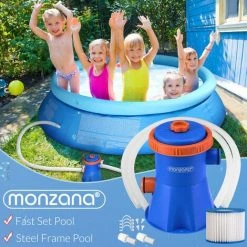 MONZANA Pompe De Filtration Pour Piscine 1140, 2280, 3400, 3800 L/h 15-90W Accessoires 15Watt 195x160x160 Mm (de) 7 MONZANA Pompe De Filtration Pour Piscine 1140, 2280, 3400, 3800 L/h 15-90W Accessoires 15Watt 195x160x160 Mm (de) -Accessoire Piscine 52778325 3