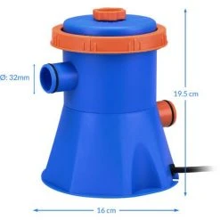 MONZANA Pompe De Filtration Pour Piscine 1140, 2280, 3400, 3800 L/h 15-90W Accessoires 15Watt 195x160x160 Mm (de) 8 MONZANA Pompe De Filtration Pour Piscine 1140, 2280, 3400, 3800 L/h 15-90W Accessoires 15Watt 195x160x160 Mm (de) -Accessoire Piscine 52778325 4