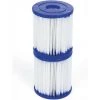 ELLE Pour Bestway Type I Accessoires De Filtre Cartouche De Pompe De Piscine Compatible Avec Les Pompes De Filtre 300 330 (2 Pièces)