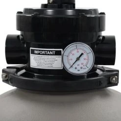 Hommoo Filtre A Sable Pour Piscine Avec Vanne 4 Positions Gris 350 Mm -Accessoire Piscine 54155048 3