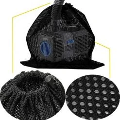 Sac De Pompe,Triomphe Sac En Filet De Filtre De Pompe, Sac De Filtre De Pompe D'étang, Sac En Filet De Pompe, Accessoires De Filtre De Pompe à Eau Domestique (45 * 45cm, Noir) -Accessoire Piscine 54384260 5