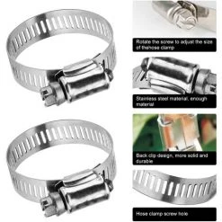 MERKMAK Tuyau De Filtre De Remplacement 2 Pcs Pour Piscine En Pvc De Qualite Superieure, 1,25 X 59 Pouces Avec Ruban Adhesif Fonctionne Avec Toutes Les Pompes De Filtration Pour 330 Gph, 530 Gph Et 1 000 Gph Bleu -Accessoire Piscine 54395990 4