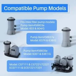 Filtre De Rechange Pour Type A Ou C, Compatible Avec Intex 29000E/59900E, Filtres De Piscine, évasions D'été Ou Vagues D'été Pour Piscines Hors Sol, Lot De 6， Fontainebleau -Accessoire Piscine 55255491 3