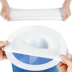 Chaussette Skimmer, Filtre Jetable Pour Skimmer Piscine & Spa Net Skim Nettoyage De Piscine Enlever Les Poils De Chien, Les Petites Particules 30pcs， Fontainebleau -Accessoire Piscine 55255496 4