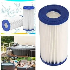 SUPERMARKET Cartouche De Filtre De Piscine 108x205mm Pour Intex A/C,Superma,bleu,1 Pièce -Accessoire Piscine 55279644 3