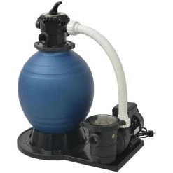 LITZEE Pompe De Filtration à Sable 1000 W 16800 L/h XL # -Accessoire Piscine 55637346 3