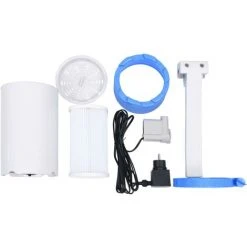 LITZEE Écumoire De Piscine Et Pompe Avec Adaptateur 16 Cm Plastique # -Accessoire Piscine 55637581 3