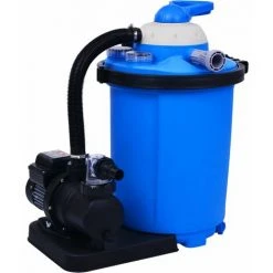 LITZEE Pompe De Filtration à Sable Avec Minuterie 550 W 50 L # -Accessoire Piscine 55637582 3