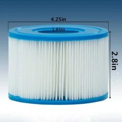 REGALOS Lot De 4 Cartouches De Rechange Pour Filtre à Pour Jardin Extérieur Type S1 PureSpa Easy Set Pool Filter Cartridges -Accessoire Piscine 56381449 5