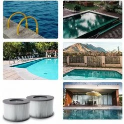 LANGRAY Filtre Spa Pour Mspa, Filtres Pour MSpa Piscines Gonflables, Cartouches Filtrantes Pour Spa Gonflable Mspa - Modèle à Partir De 2020 (4pcs) -Accessoire Piscine 56482061 5