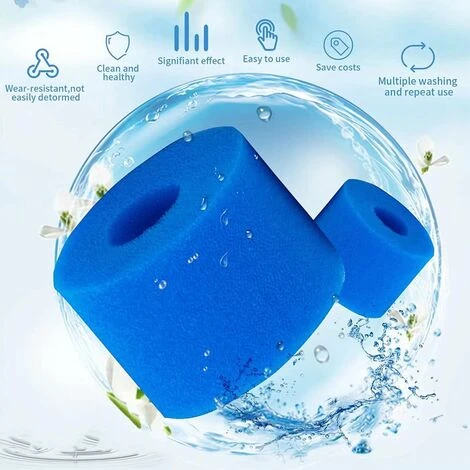 LANGRAY Éponge Filtre S1 Pour Spa,Cartouche Filtre Piscine Pour Intex,Type S1 Pour Intex 29001E Pure Spa,Filtre S1 Spa Pour Intex Réutilisable, Filtre En Mousse Pour Spa, Piscine (4 Pcs) 3 LANGRAY Éponge Filtre S1 Pour Spa,Cartouche Filtre Piscine Pour Intex,Type S1 Pour Intex 29001E Pure Spa,Filtre S1 Spa Pour Intex Réutilisable, Filtre En Mousse Pour Spa, Piscine (4 Pcs) – Image 3