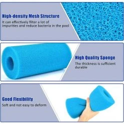 GUAZHUNIFR 4 Pièces Éponge Filtrante Type A, Cartouche De Filtre En Mousse, Mousse Pour Filtre Piscine, Réutilisables Et Lavables, Filtre En Mousse Pour Spa, Piscine, Jacuzzi,GU.B/bon 8 GUAZHUNIFR 4 Pièces Éponge Filtrante Type A, Cartouche De Filtre En Mousse, Mousse Pour Filtre Piscine, Réutilisables Et Lavables, Filtre En Mousse Pour Spa, Piscine, Jacuzzi,GU.B/bon -Accessoire Piscine 56626832 4