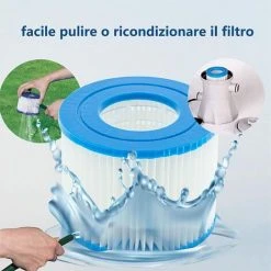 LONGZIMING Cartouches De Filtre Pour Piscine Type VI Pour Bestway 58323, Taille VI Spa Cartouche Filtre Pour Baignoire Pour Miami Pour Vegas, Pour Monaco -Accessoire Piscine 56760668 5