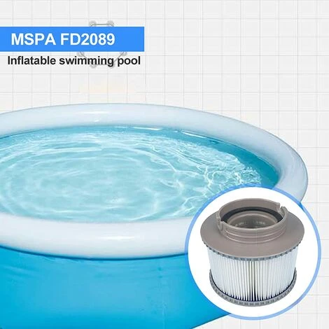 LONGZIMING 2 Pièces Cartouches De Filtres De Piscine Pour Filtre Spa, Pompe à Cartouche Filtrante Pour MSPA FD2089 Remplacement Des Filtres Pour Piscine, Traitement Hot Sub Et Spas 2 LONGZIMING 2 Pièces Cartouches De Filtres De Piscine Pour Filtre Spa, Pompe à Cartouche Filtrante Pour MSPA FD2089 Remplacement Des Filtres Pour Piscine, Traitement Hot Sub Et Spas – Image 2
