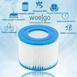 LONGZIMING Filtre Spa Pour Bestway 58323, Cartouche Filtrante Taille 6 Pour Lay-Z-Spa, Pour Monaco, Pour Miami, Pour Vegas (Lot De 4) 8 LONGZIMING Filtre Spa Pour Bestway 58323, Cartouche Filtrante Taille 6 Pour Lay-Z-Spa, Pour Monaco, Pour Miami, Pour Vegas (Lot De 4) -Accessoire Piscine 56760750 4