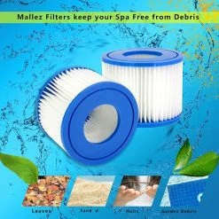 LONGZIMING Cartouche Filtrante VI Pour Bestway, Hot Tub Filtre, Cartouches De Filtre De Piscine Pour Lay-Z-Spa, Paris, Miami, Vegas, Monaco, Palm Springs, 2 Filtres 7 LONGZIMING Cartouche Filtrante VI Pour Bestway, Hot Tub Filtre, Cartouches De Filtre De Piscine Pour Lay-Z-Spa, Paris, Miami, Vegas, Monaco, Palm Springs, 2 Filtres -Accessoire Piscine 56762740 3