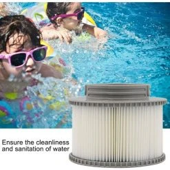 BARES Cartouche Filtrante 2 Pièces Pour Bain à Remous MSpa, Filtre à Eau De Remplacement Pour Piscine Gonflable -Accessoire Piscine 56837678 5