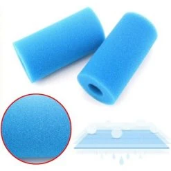 ALMI Lot De 2 Filtres En Mousse Pour Piscine Intex Type A Réutilisables Et Lavables 9 ALMI Lot De 2 Filtres En Mousse Pour Piscine Intex Type A Réutilisables Et Lavables -Accessoire Piscine 57012291 5