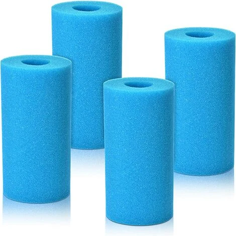 ALMI 4 Pièces Éponge Filtrante Type A, Cartouche De Filtre En Mousse, Mousse Pour Filtre Piscine, Réutilisables Et Lavables, Filtre En Mousse Pour Spa, Piscine, Jacuzzi 1 ALMI 4 Pièces Éponge Filtrante Type A, Cartouche De Filtre En Mousse, Mousse Pour Filtre Piscine, Réutilisables Et Lavables, Filtre En Mousse Pour Spa, Piscine, Jacuzzi